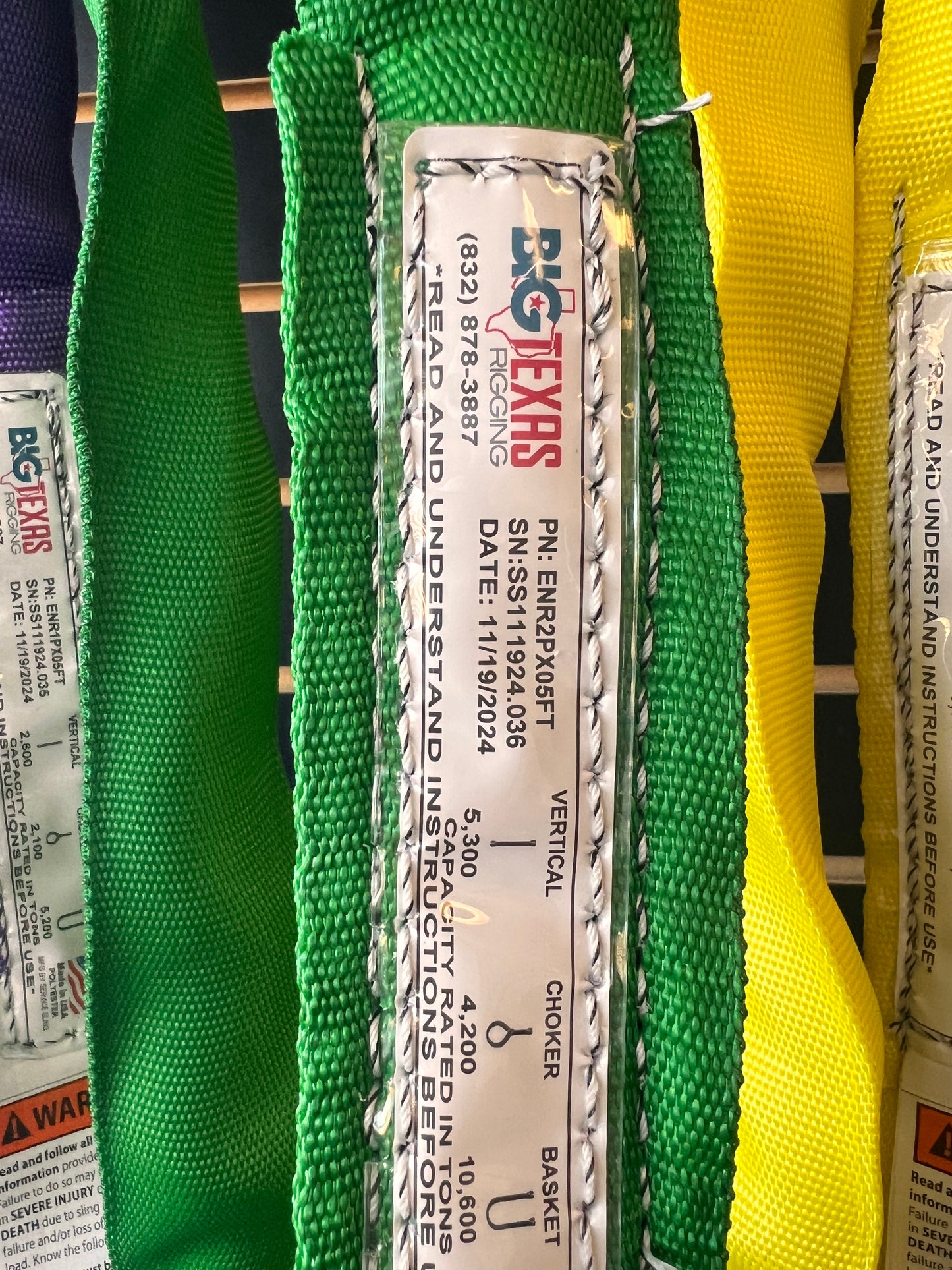 Endless Polyester Round Lifting Sling | BTR-ERS2 | Green - 5,300 lbs WLL | 10FT