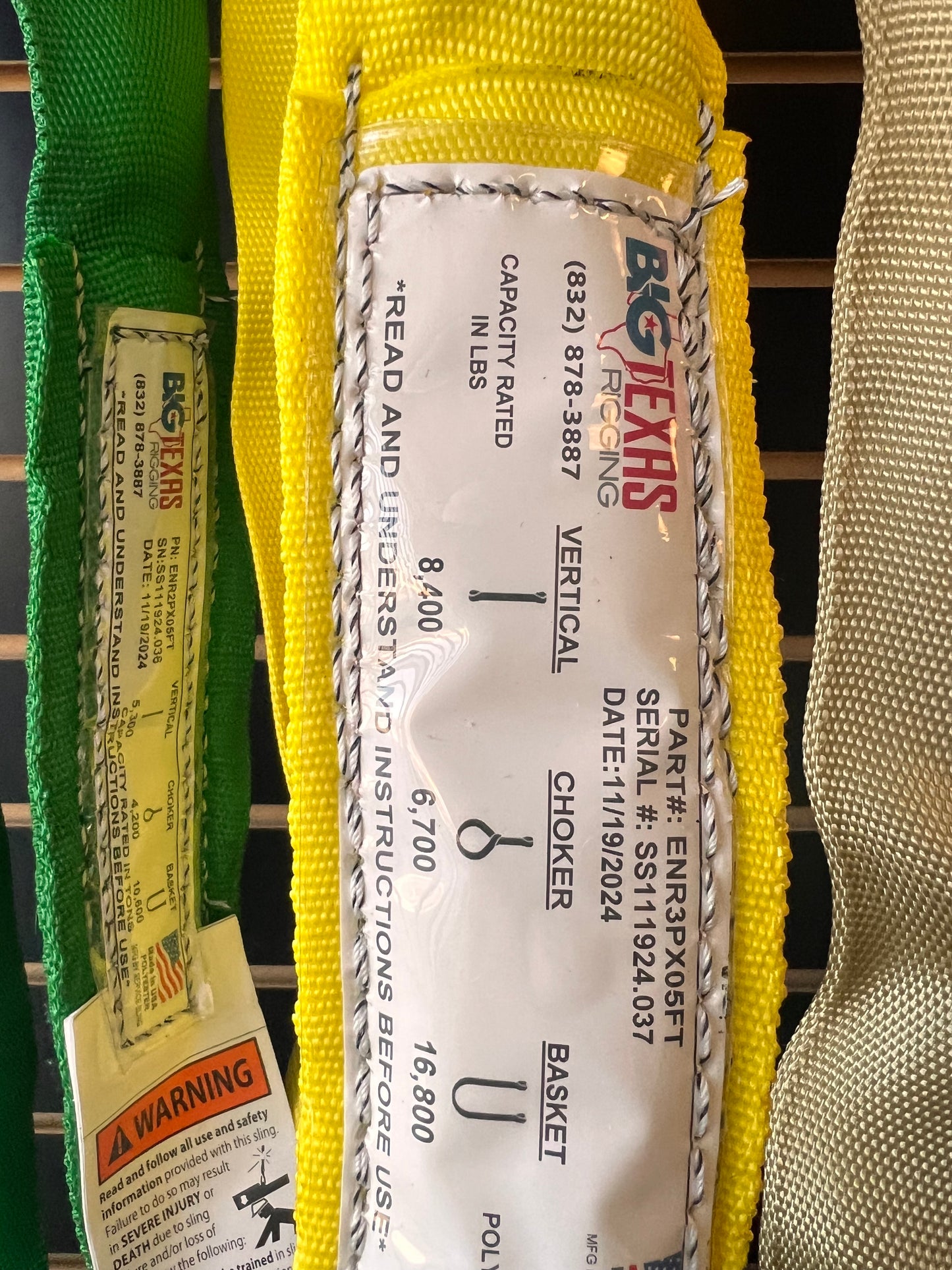 Endless Polyester Round Lifting Sling | BTR-ERS3 | Yellow - 8,400 lbs WLL | 12FT